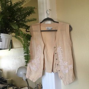 Embroidered Vest